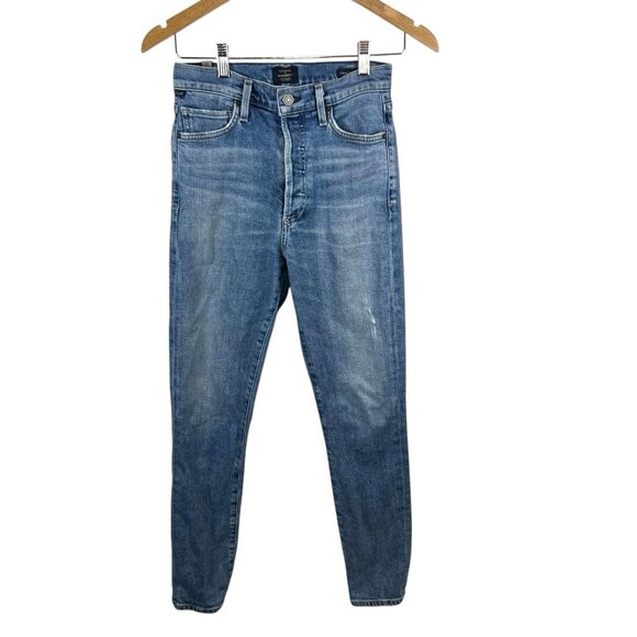 Citizens of Humanity Premium Vtg Olivia High Rise Slim Ankle Button Fly Jeans 25 - Picture 1 of 12
